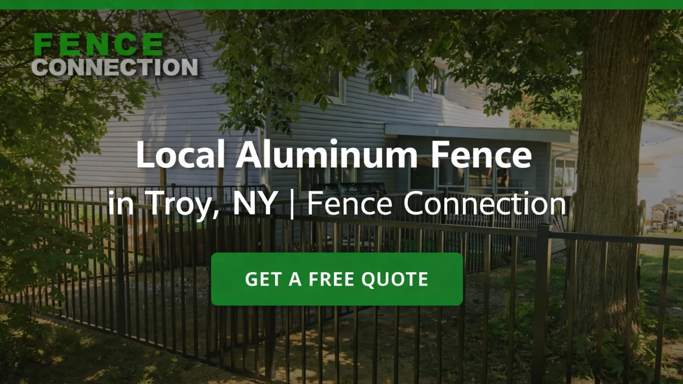Local Aluminum Fence in Troy, NY | Fence Connection