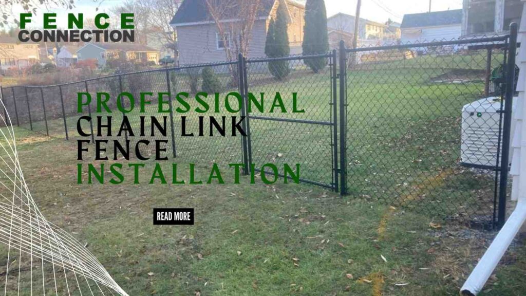Chain link fence installation Cohoes
