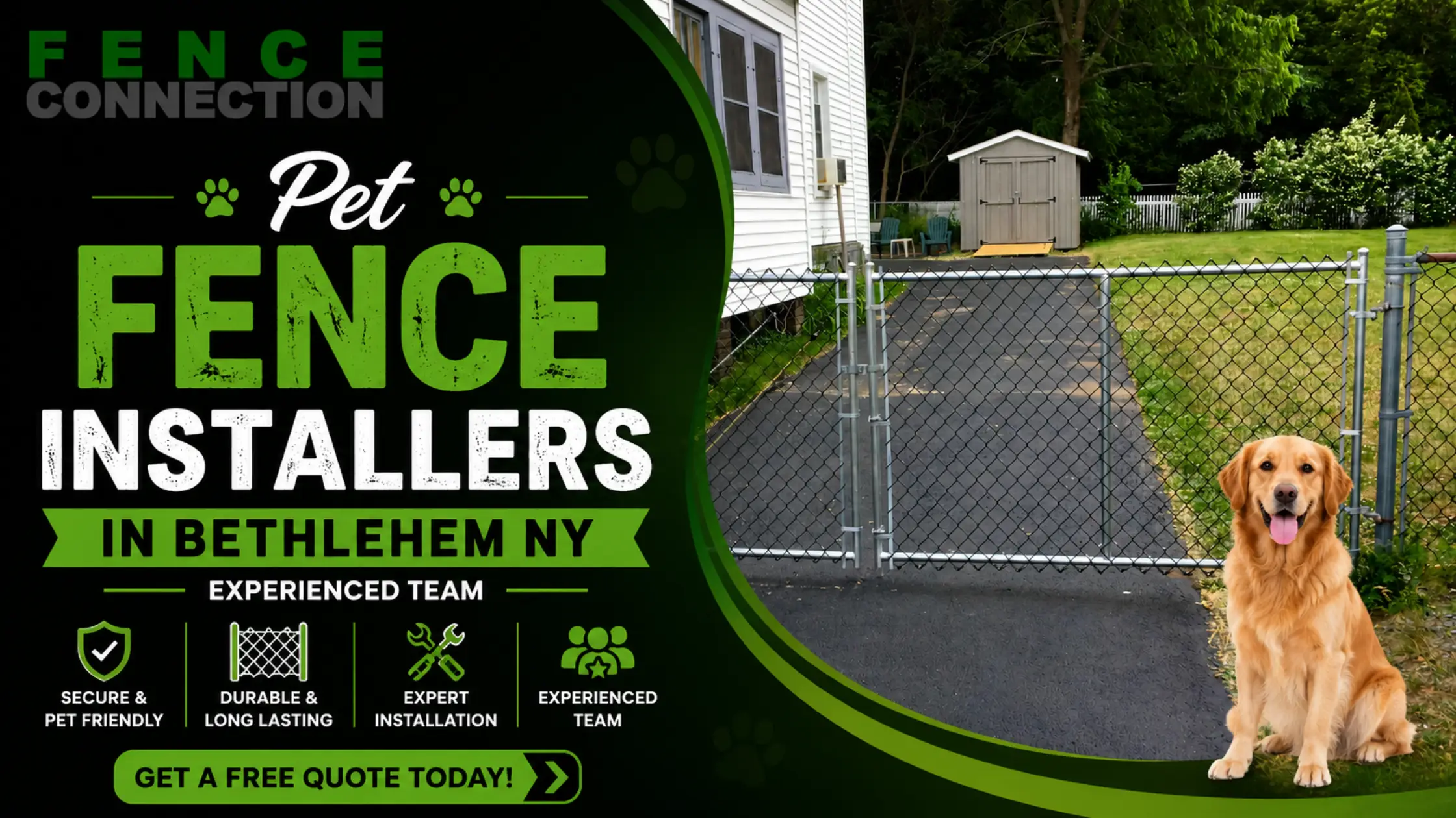 Pet Fence Installers in Bethlehem NY | Experienced Team