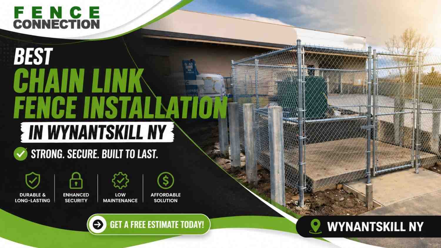 Best Chain Link Fence Installation in Wynantskill NY | Strong & Long-Lasting Fences